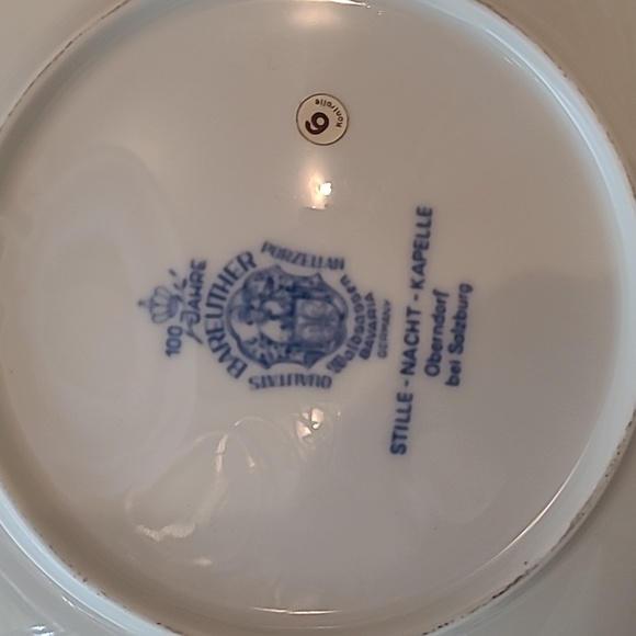 Bareuther Weihnachten 1970 Porcelain Christmas Plate - Picture 2 of 6